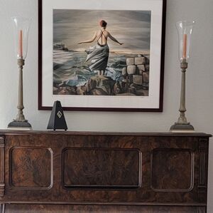 Elegant Bronze Candle Holders